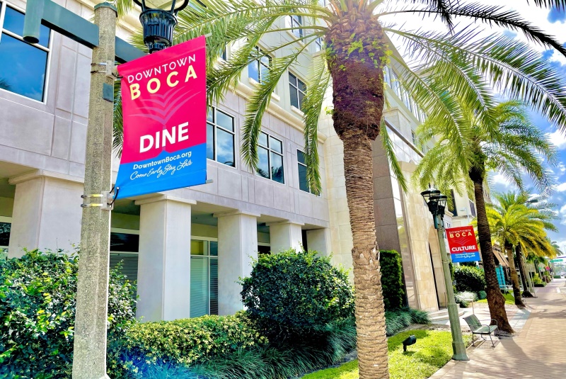 Boca Raton Downtown Sign